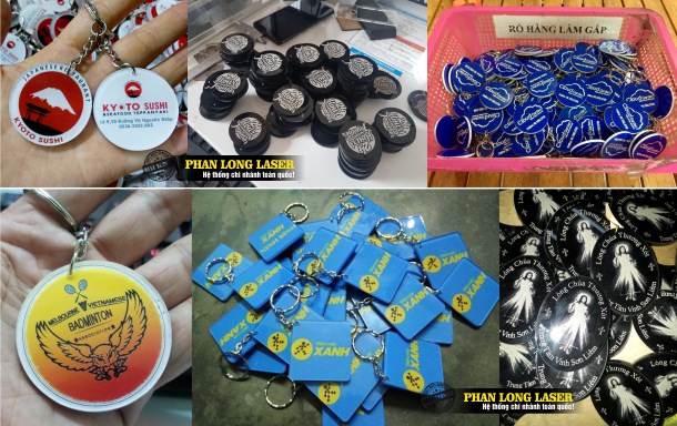 Mua buôn mua sỉ tại nơi sản xuất móc khóa mica, móc khóa gỗ giá rẻ
