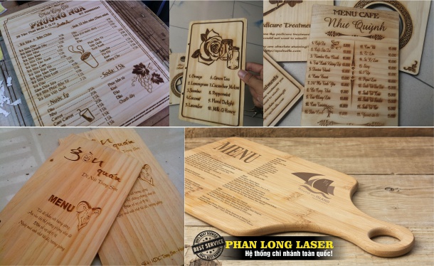Địa chỉ làm menu gỗ mica nhựa cao cấp theo yêu cầu ở đâu tại Sài Gòn Hn Đà Nẵng