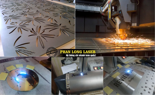 Gia Công Khắc Laser lên Kim loại Inox Đồng Nhôm sắt thép tại Sài Gòn Hà Nội Đà Nẵng và Cần Thơ