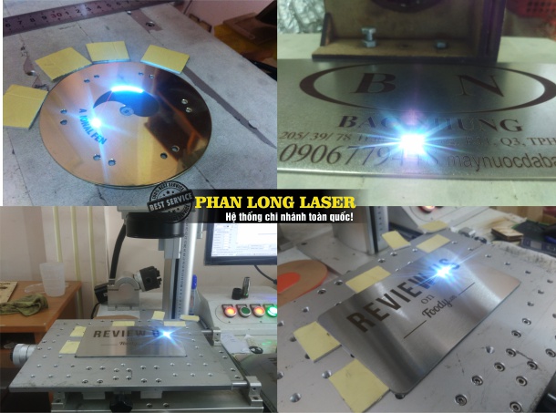 Khắc Laser trên Inox Đồng Nhôm Hợp Kim Sắt thép tại Quận Tân Phú Sài Gòn